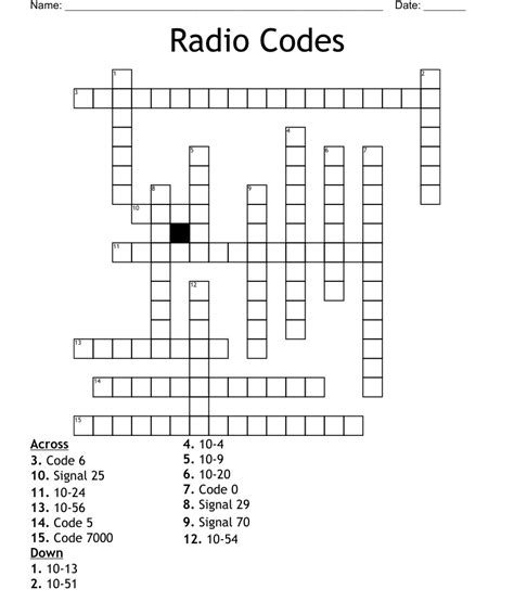 Radio id crossword. Things To Know About Radio id crossword. 